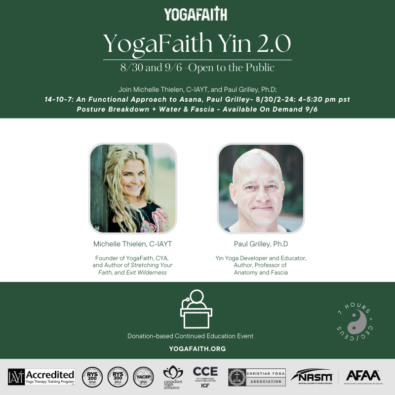 YogaFaith Yin 2.0 with Michelle Thielen and Paul Grilley